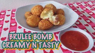 BRULEE BOMB KEKINIAN  Recipe Brulee Bomb [upl. by Neerom977]