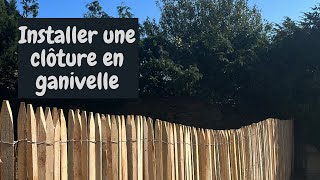 Installer une clôture en ganivelle [upl. by Grigson519]