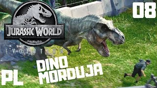 Jurassic World Evolution PL 8  Walki Dinozaurów i Mord Gości  gameplay po polsku [upl. by Chisholm]