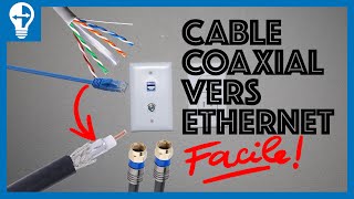 Convertissez Facilement Un Câble Coaxial En Ethernet GRANDE VITESSE 🚀 [upl. by Hairahcaz633]