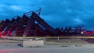 Three dead multiple injured after building collapses at the Boise Airport [upl. by Yrral984]