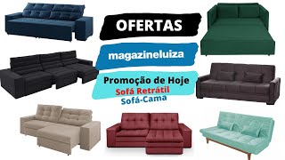 MAGAZINE LUIZA SOFÁ RETRÁTIL amp SOFÁ CAMA  OFERTAS PROMOÇÃO PREÇO DE HOJE 2020  ACHADOS CASA ONLINE [upl. by Hanae]