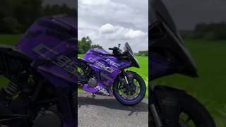 KTM RC 200 🟣💜 colour modified ktm ktmrc200 bikelover shortvideo trending rider viralshort [upl. by Aettam]