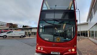 FULL ROUTE VISUAL  Metro Replacement 900  Gateshead  South Shields  JH02 COM [upl. by Flosi]