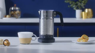 Nespresso Aeroccino 4  How to make a Cappuccino [upl. by Itida172]