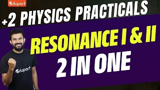 Plus Two Physics Practicals  Resonance 1 amp 2  Eduport Plus Two [upl. by Nareht]