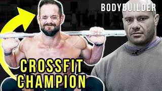 Pro Crossfitters Destroy Bodybuilding Workout with Rich Froning [upl. by Ikairik495]