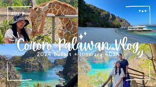 Coron Palawan 2024 Vlog Budget  Itinerary [upl. by Tikna]