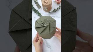 Gift Wrapping  Circular Gift Wrapping Round Gift Box Wrapping Design shorts giftwrapping [upl. by Aleyak]