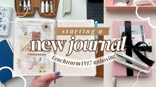 How I Start a ✨ New Journal ✨ Leuchtturm1917 Unboxing amp Lots of First Journal Page Examples [upl. by Lait]