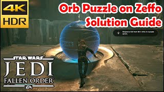 How to Solve the Zeffo Orb Puzzle in the Tomb of Eilram 4k HDR  Star Wars Jedi Fallen Order [upl. by Tannenwald]