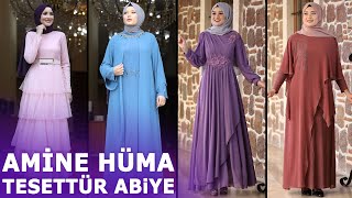 Modanisa Amine Hüma Tesettür Abiye Elibse Modelleri 1 2023 Kış  Hijab Evening Dress  Abendkleid [upl. by Cosette]