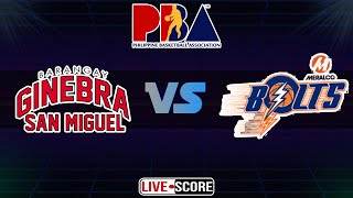 Meralco Bolts vs Barangay Ginebra  PBA Semifinals Live Scoreboard [upl. by Selym361]