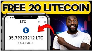 20 FREE LITECOINS ● Withdraw It Anytime ● Free LTC Mining Site 2024 no investment Educational [upl. by Erot]