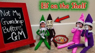 Evil Elf on the Shelf Disguised as Game Master Mad About Gingerbread Man House GM Day 7 [upl. by Ailyt686]