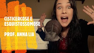 TERCEIRO ANO  PLATELMINTOS  CISTICERCOSE E ESQUISTOSSOMOSE  PROF ANNA LIA [upl. by Albarran]