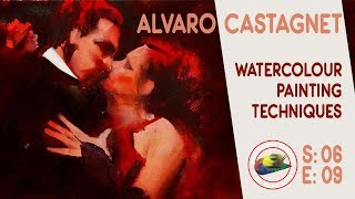 Alvaro Castagnet watercolour painting techniques and tutorial I Colour In Your Life [upl. by Chemar176]