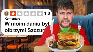 Testuje RESTAURACJE z 1GWIAZDKOWYMI OPINIAMI [upl. by Curr]