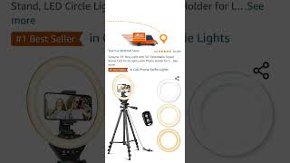 Sensyne 10 Ring Light with 50 Extendable Tripod Stand LED Circle Lights with Phone Holder [upl. by Steve]