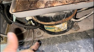 Refrigerator repairing compressor replacement  how to repair refrigerator  Compressor replacement [upl. by Peper]