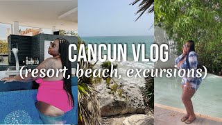 CANCUN VLOG  My 1st time in MEXICO  All Inclusive Res Review  excursions  FOMO [upl. by Ennayt]