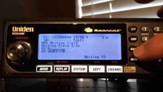 Uniden BCD536HP Location Based Scanning without a GPS connected [upl. by Pride]