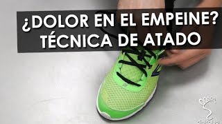 Atado de zapatillas dolor en el empeine [upl. by Akcirahs]