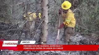 Prohibición de quemas agrícolas y forestales entra en vigor en Chiloé [upl. by Deny]