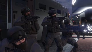 GTA 5 Online Diamond Casino Heist NOOSESWAT Cutscene Night Aggressive [upl. by Llewxam719]