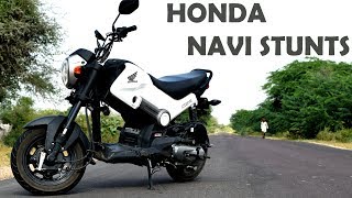 HONDA navi TOP speed STUNTS  REVIEW [upl. by Marja]