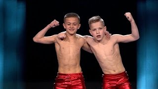 Turntalenten Amine en Pascal gaan los  SUPERKIDS [upl. by Redle]