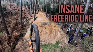 THIS COULD BE THE BIGGEST MTB JUMP LINE IN THE UK [upl. by Arinaid]