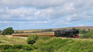 92134 44806 80136 around Goathland 982024 With 25 31 66312 on NYMR Mainline Section [upl. by Nniw]