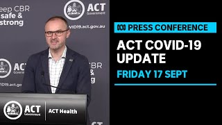 IN FULL ACT Chief Minister Andrew Barr delivers an update on COVID19  ABC News [upl. by Hairas]