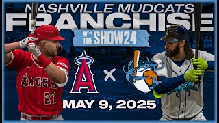 NO QUIT IN NASHVILLE  Angels  MudCats  MLB The Show 24 [upl. by Krispin]