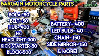 Presyong pang Bargain na Motorcycle Parts  Engine Parts  Accessories as low as 20 Pesos Mura dito [upl. by Caasi379]