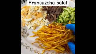 Fransuzcha salat teztayyor mazalitaomlar shortsvideo [upl. by Reiners460]