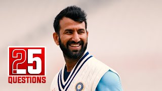 25 Questions with Cheteshwar Pujara [upl. by Aicilanna]