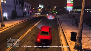 Grand Theft Auto V Gameplay Tailing a FIB Janitor [upl. by Ahtivak]