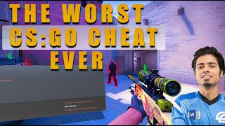 THE WORST CSGO CHEAT EVER WORDEXE AKA EZFRAGS [upl. by Eisiam134]