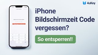 iPhone Bildschirmzeit Code vergessen  Was tun 2024 [upl. by Ellirpa]