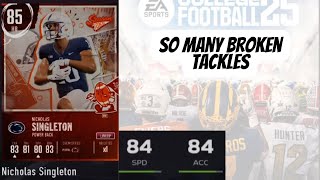 Nicholas Singleton Player Review College Football 25 Ultimate Team [upl. by Adyht]