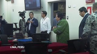 Peru expresident Toledo appears in court to face corruption allegations [upl. by Blain444]