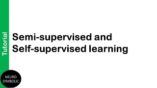 SemiSupervised and SelfSupervised Learning [upl. by Adnic]