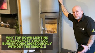 Top Down Lighting Your Wood Burner Explained [upl. by Yssej]