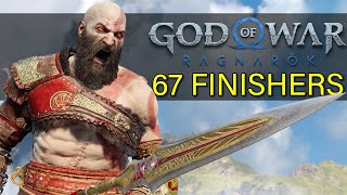 67 Insanely Brutal Finishers in God of War Ragnarok [upl. by Joachim]