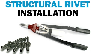 How to use a Lever Rivet Tool to Install Rivets  Fasteners 101 [upl. by Reid]