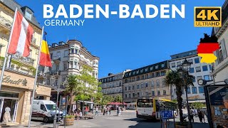 BadenBaden Germany A walking tour in 2023 I 4K HDR [upl. by Eirrac]