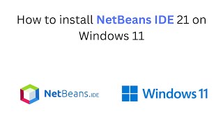 How to install NetBeans IDE 21 on Windows 11  2024 Update  Complete Installation amp Demo Java Code [upl. by Billye]