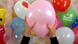 FUN BALLOON POP COMPILATION PART 11 satisfying asmr popping balloon color fun [upl. by Niak]